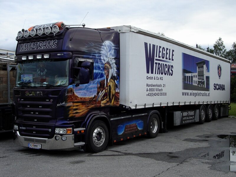 Scania Truck with Trailer