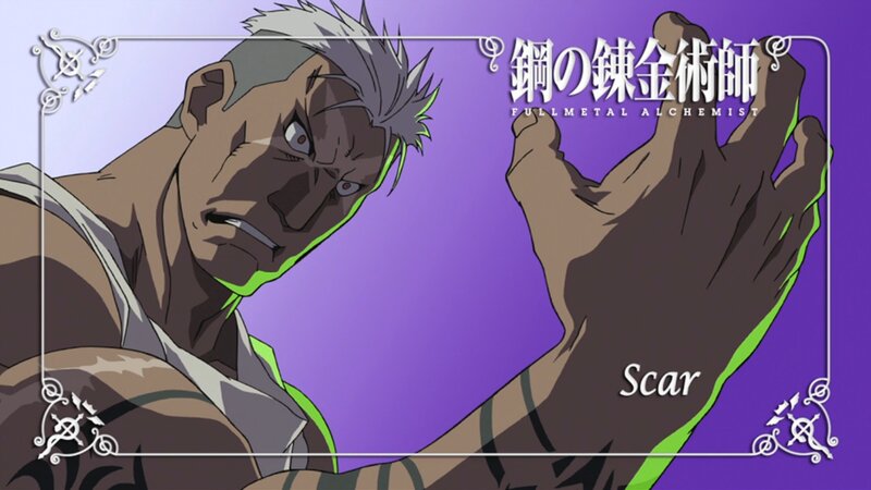 Scar from Fullmetal Alchemist — Purple