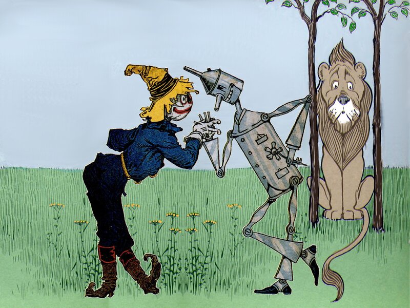 Scarecrow and Tin Man