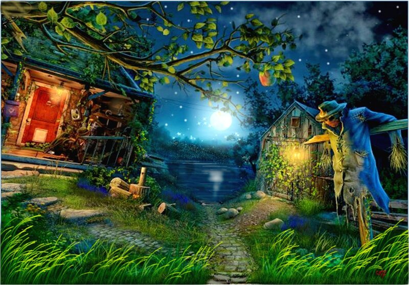 Scarecrow by River