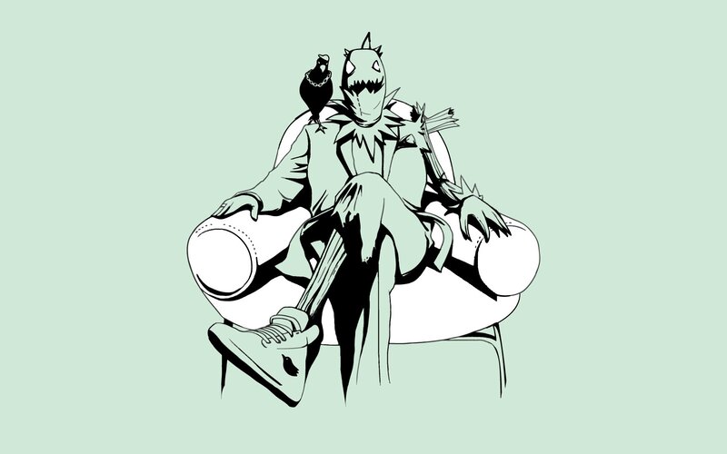 scarecrow character illustration