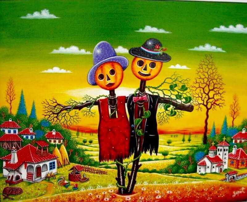 Scarecrow Couple