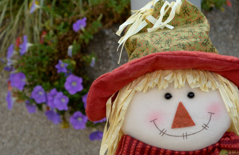 Scarecrow Doll — Red