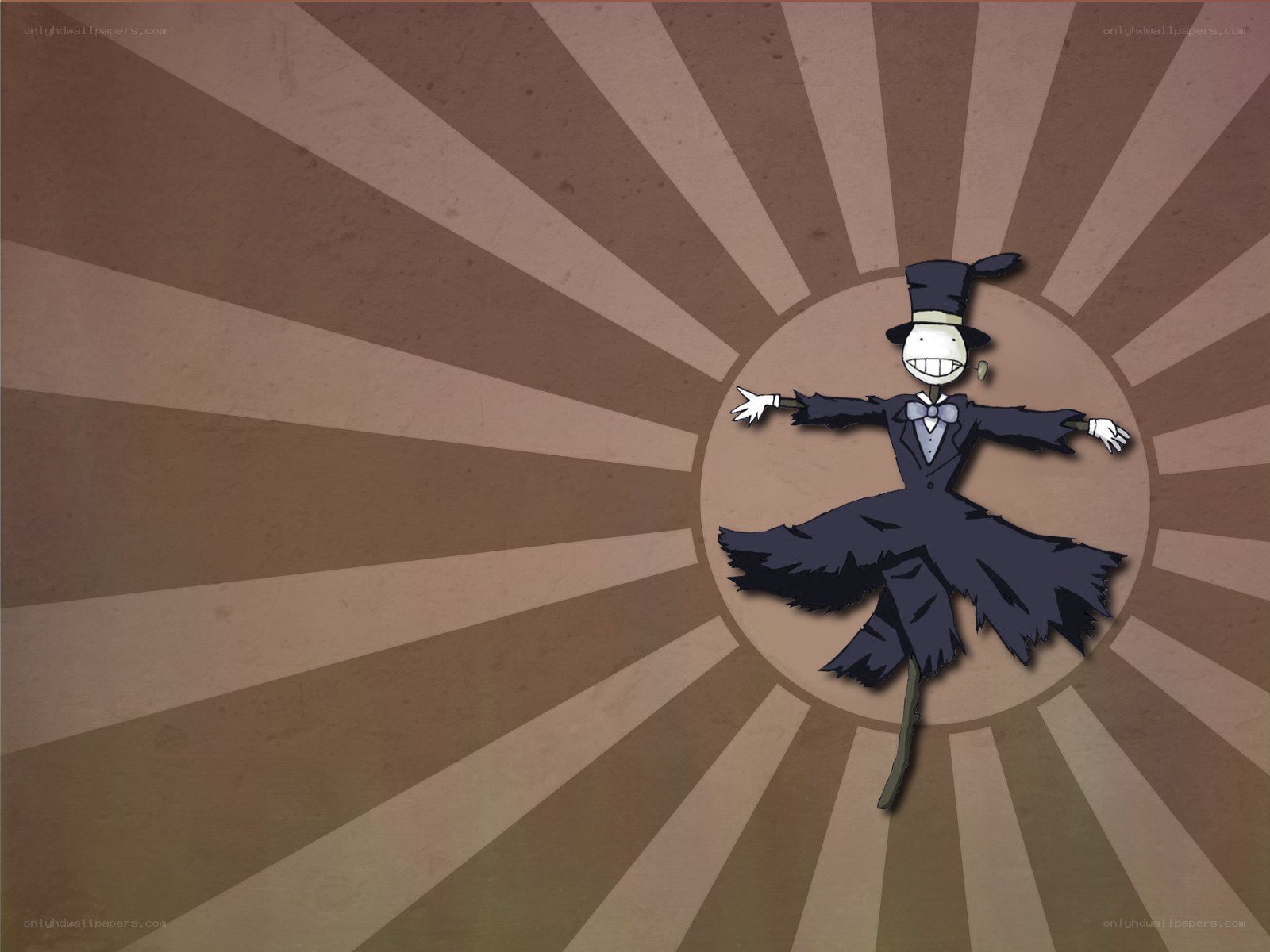 scarecrow in a top hat