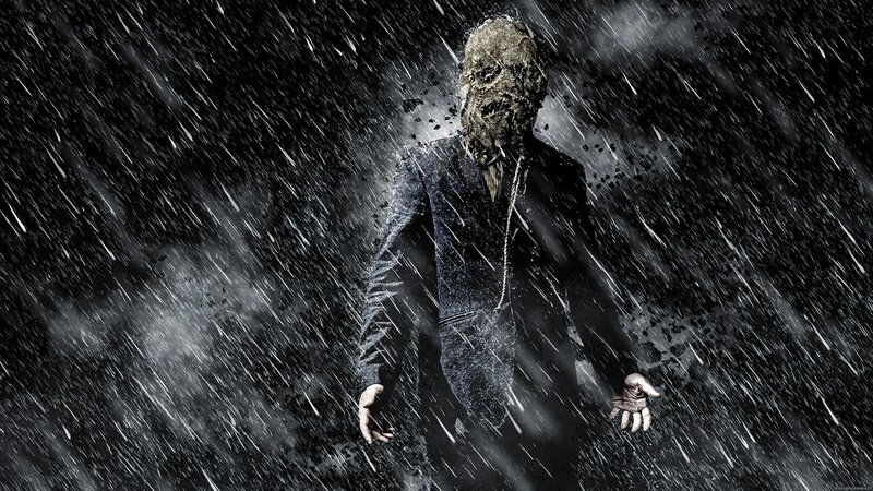 Scarecrow in Rain