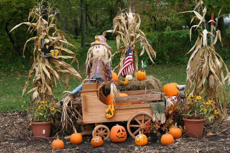 Scarecrow in Wagon