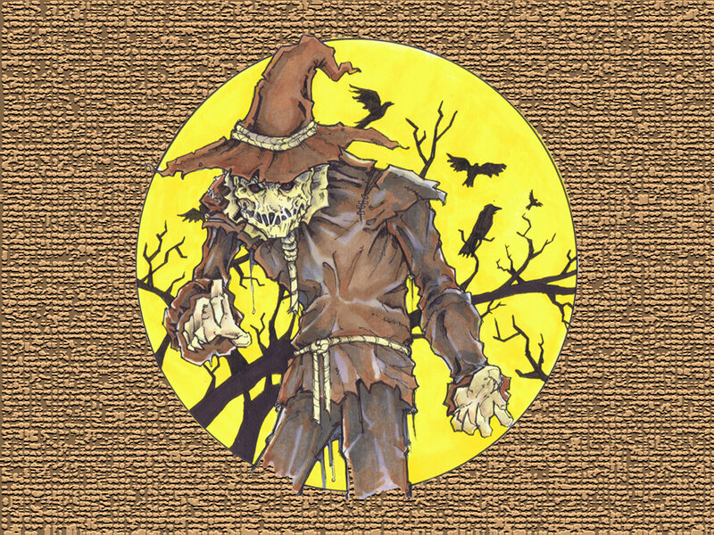 Scarecrow Monster — Yellow