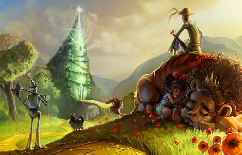 Scarecrow on Lion