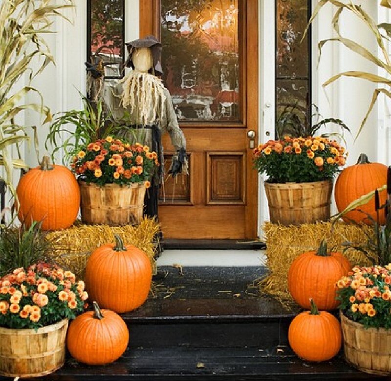 Scarecrow on Porch