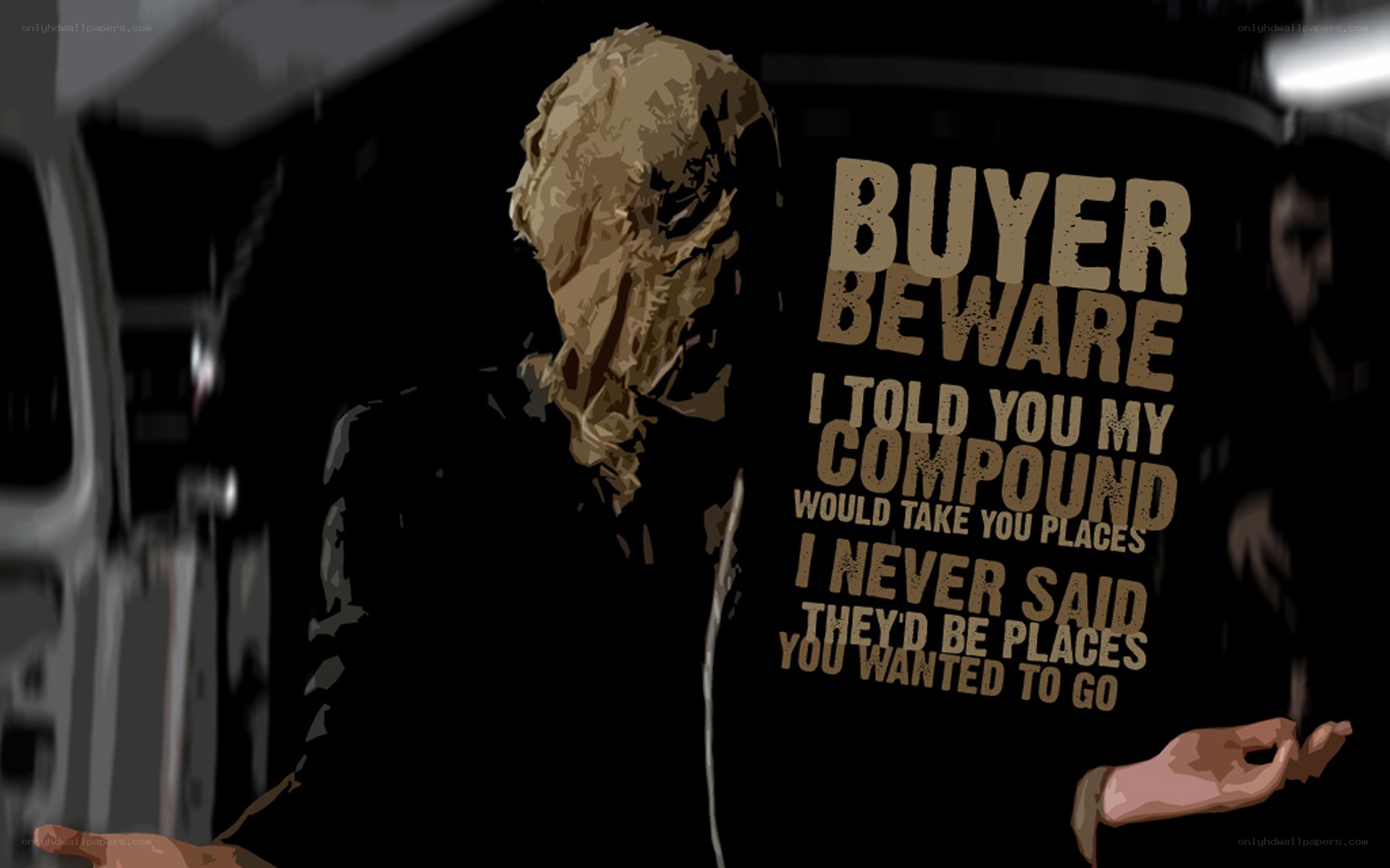 Scarecrow warns of his compound