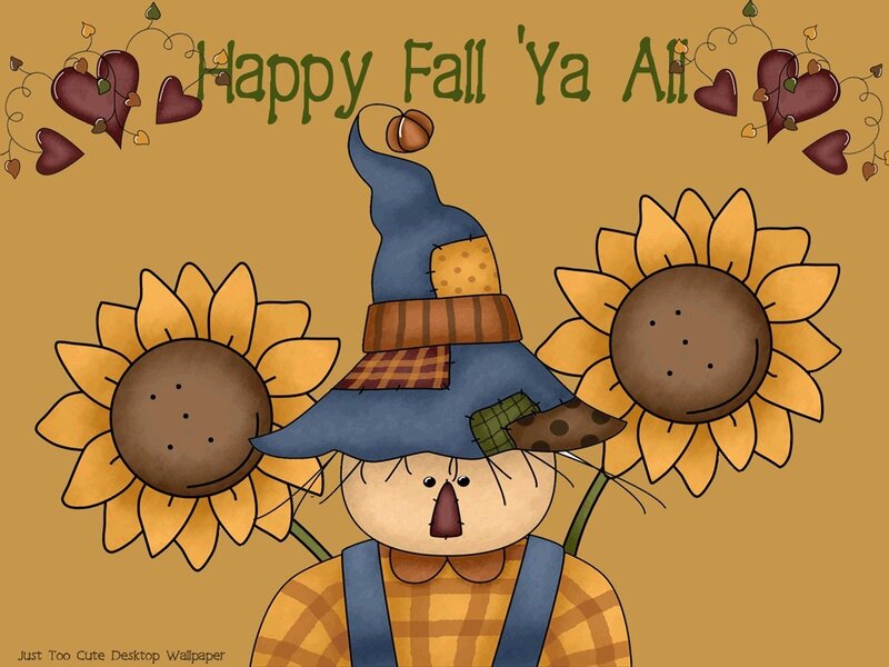 Scarecrow with Sunflowers