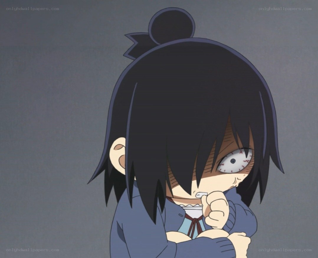 scared anime character