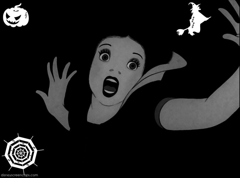 Scared Woman in Black