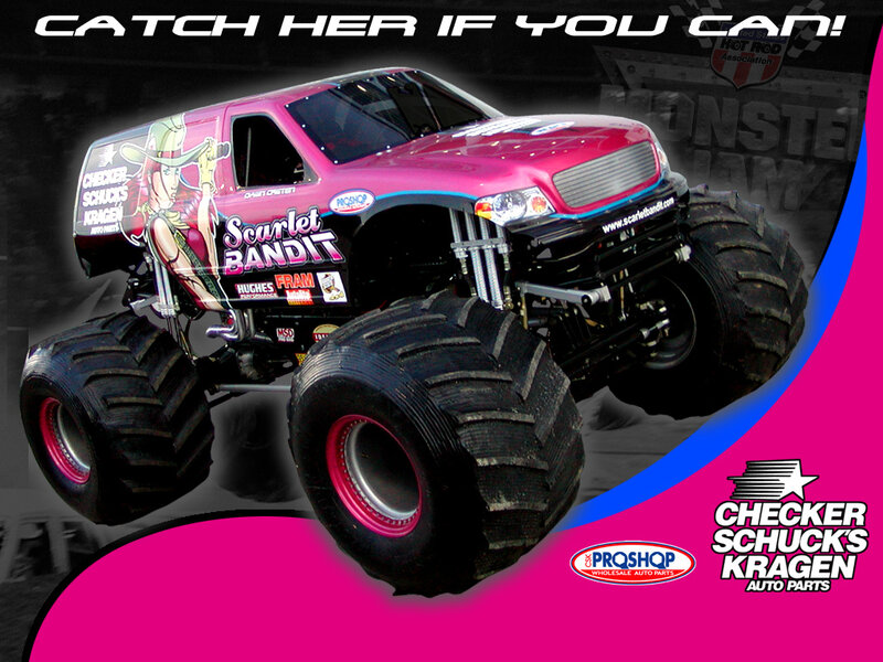 Scarlet Bandit monster truck