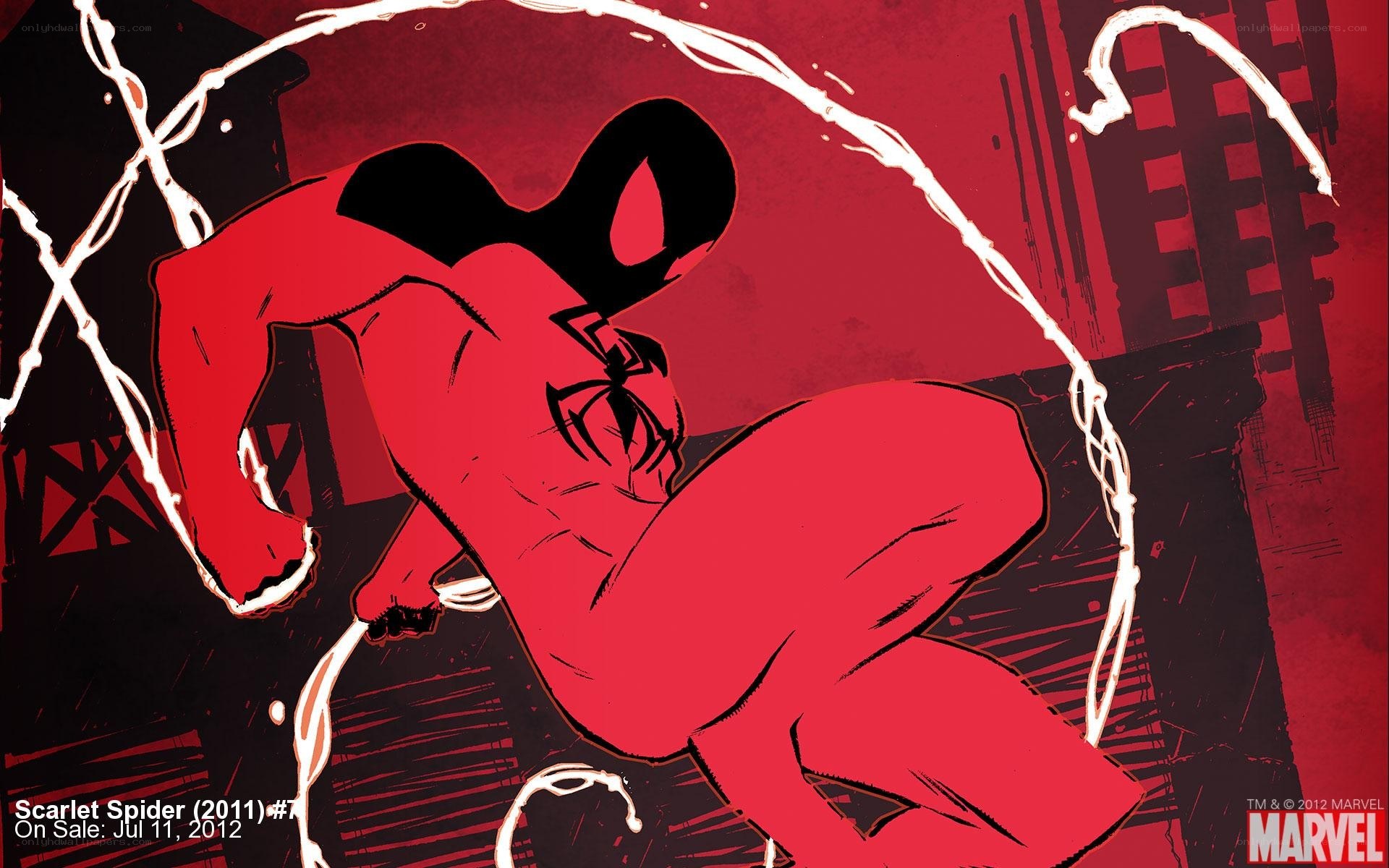 Scarlet Spider in action