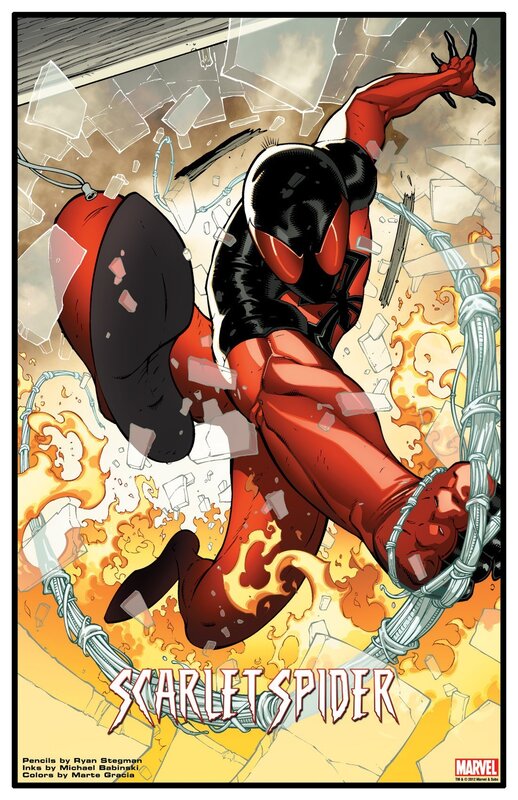 Scarlet Spider in Action — Red