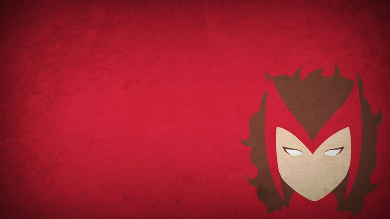 Scarlet Witch Head — Red