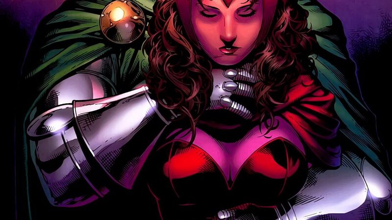 Scarlet Witch in armor