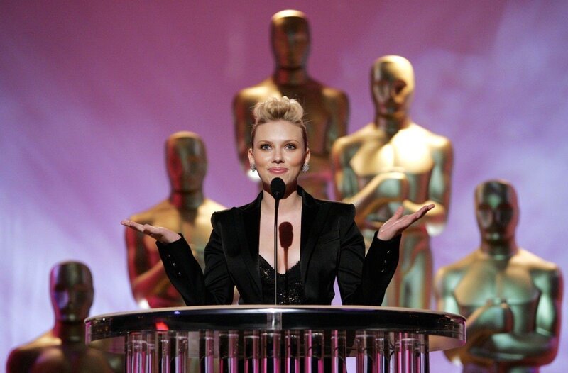 Scarlett Johansson at awards ceremony