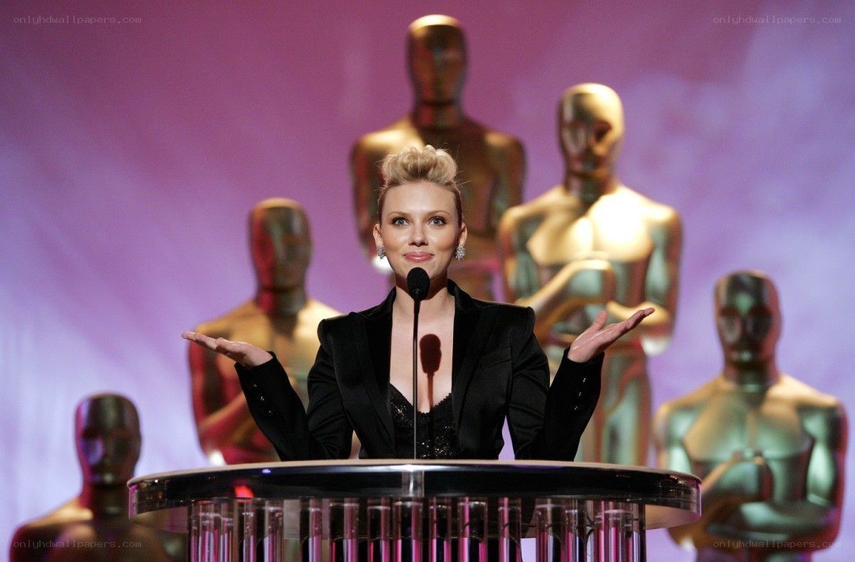 Scarlett Johansson at awards ceremony