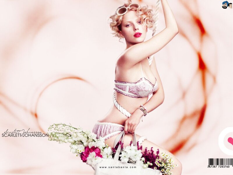 Scarlett Johansson in lingerie