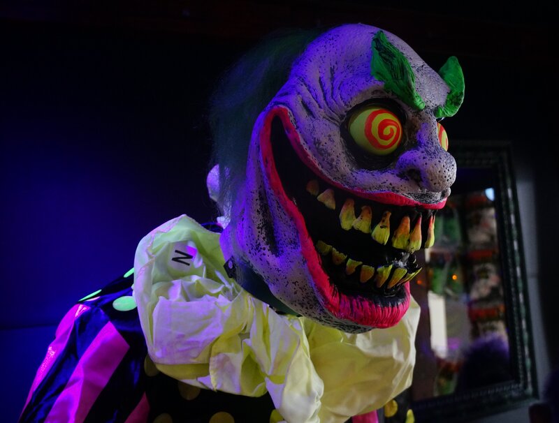 Scary Clown Figure — Purple