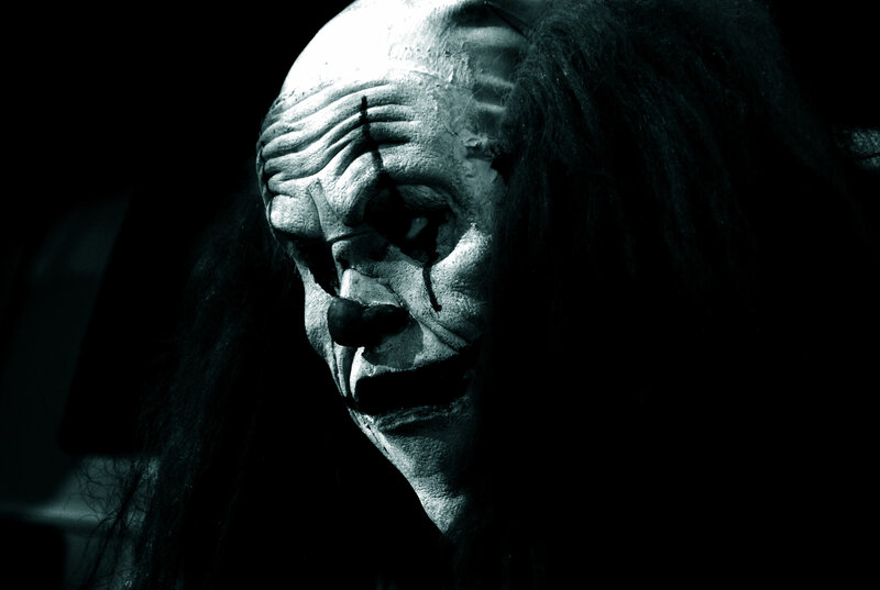 Scary Clown Mask — Black