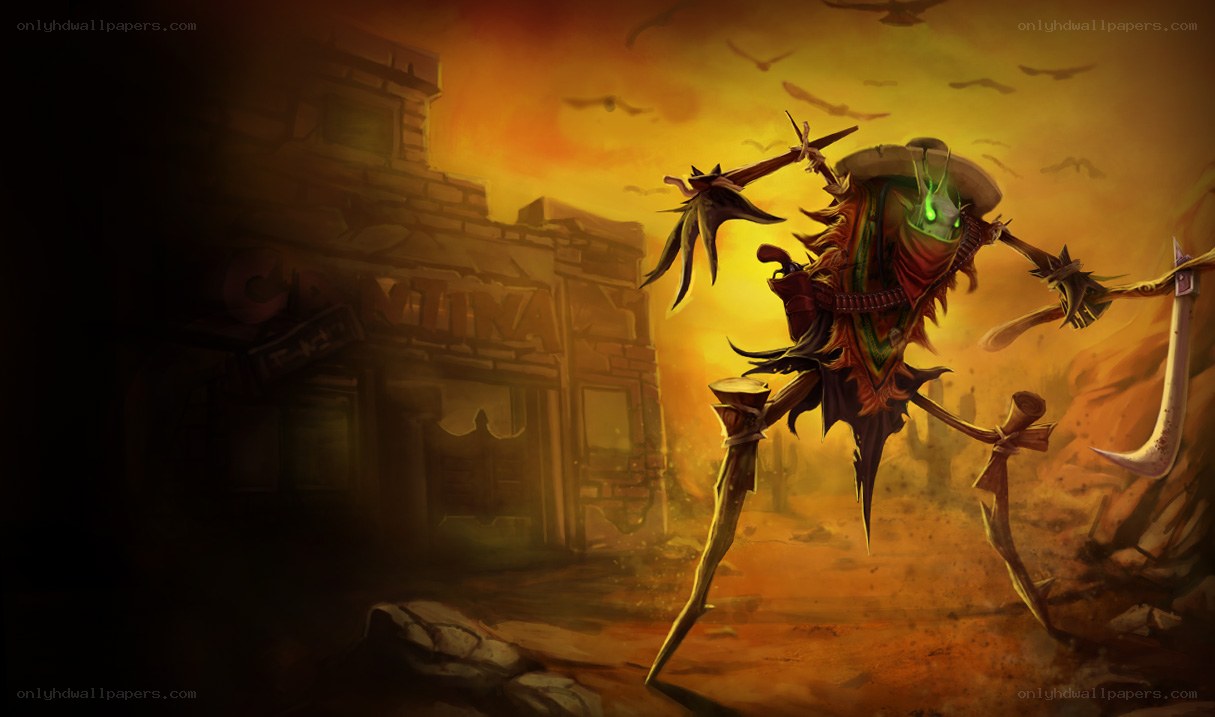 scary creature in desert town