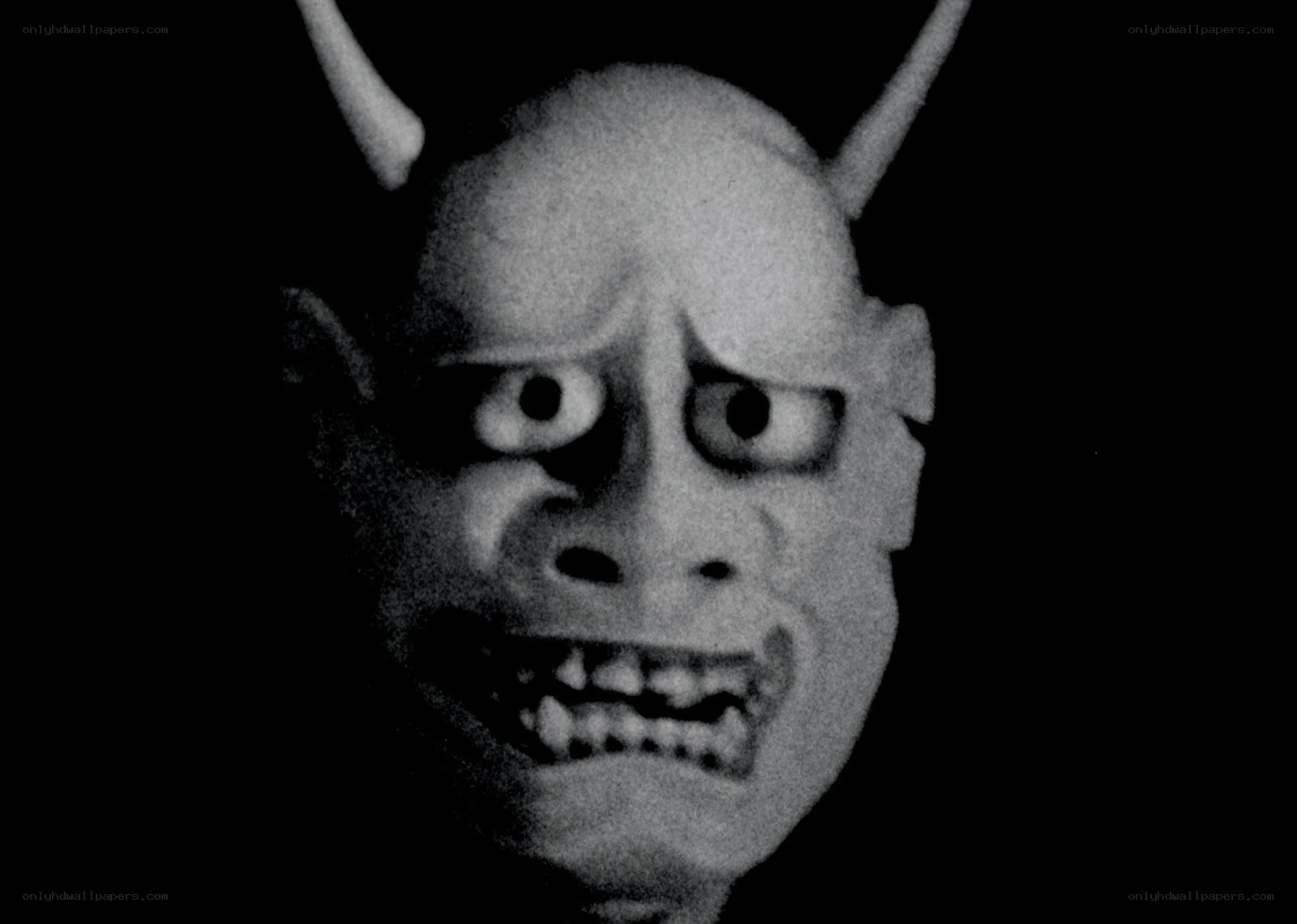 scary demon mask