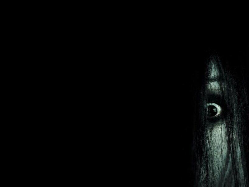 scary ghost with one eye