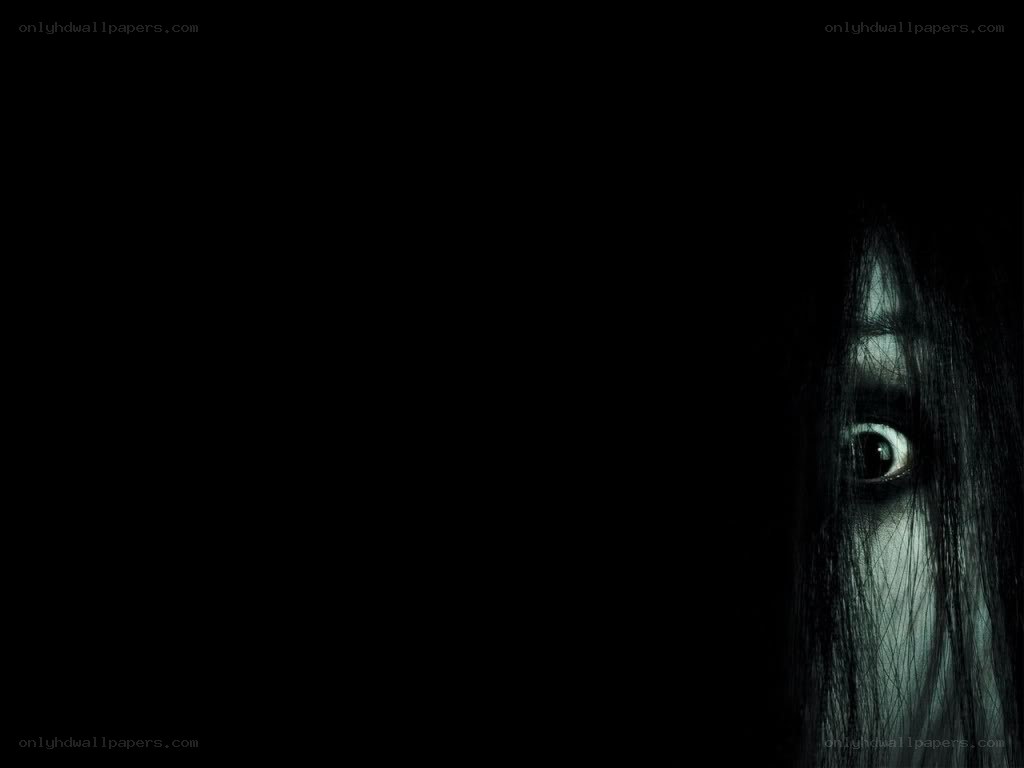 scary ghost with one eye
