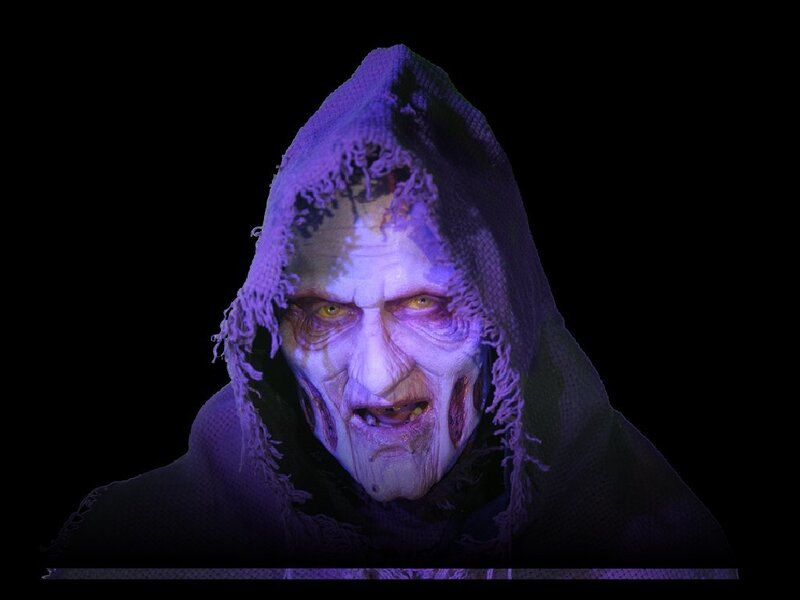 scary hooded figure