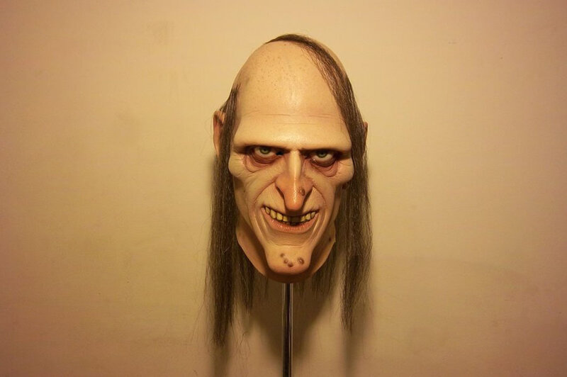 Scary Mask on Stand