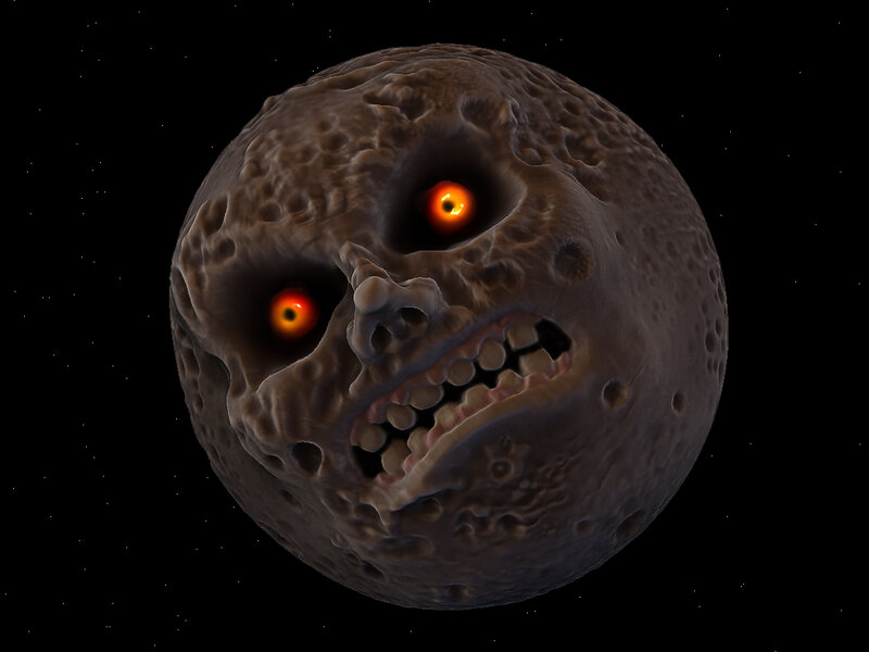scary moon monster