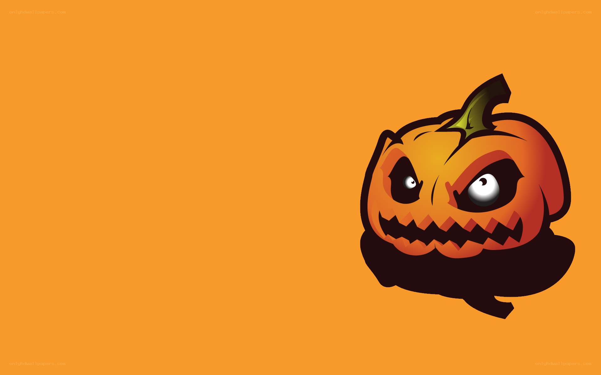 scary pumpkin illustration