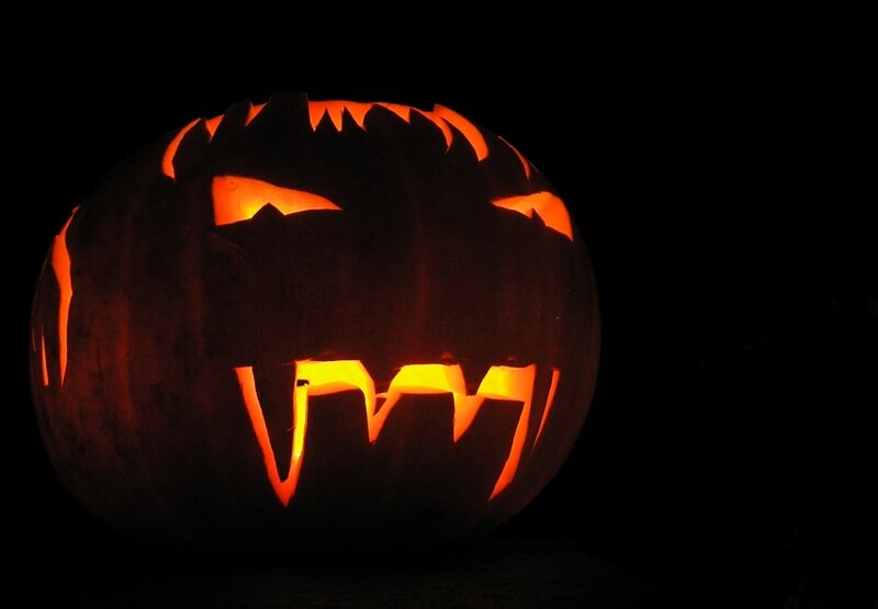 scary pumpkin lantern