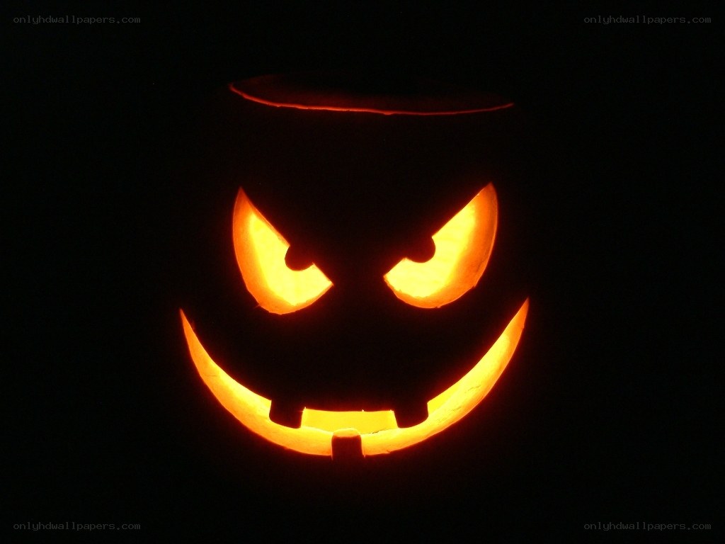 scary pumpkin lantern
