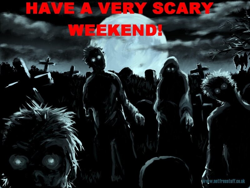 scary weekend greeting