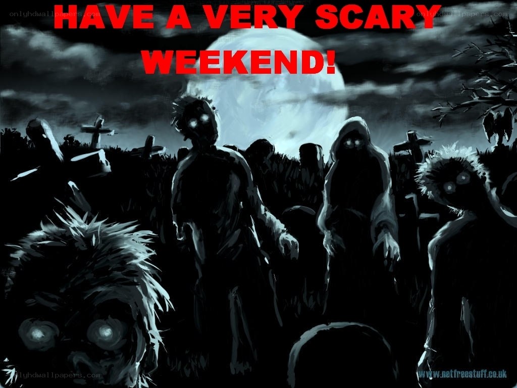 scary weekend greeting