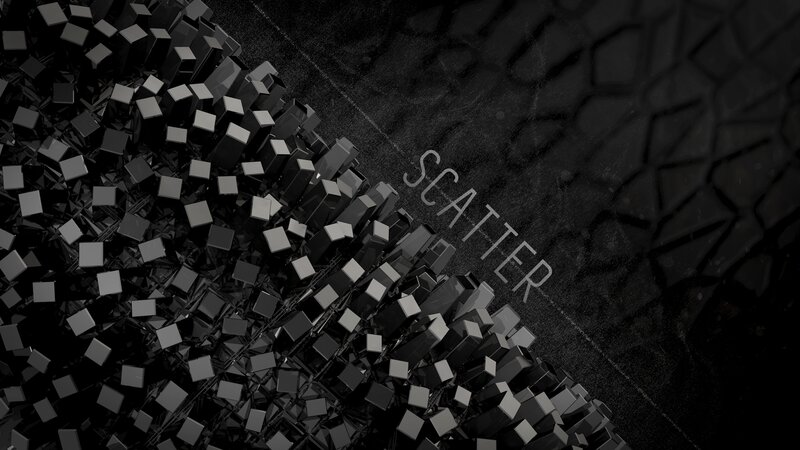 Scattered Black Cubes