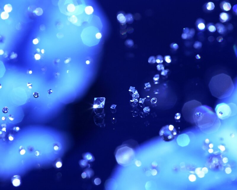 Scattered Diamonds — Blue