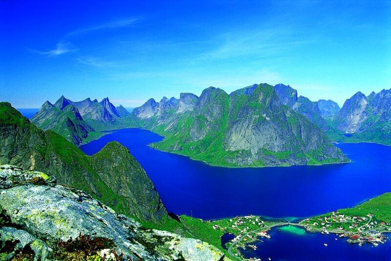 Scenic fjord landscape in Norway