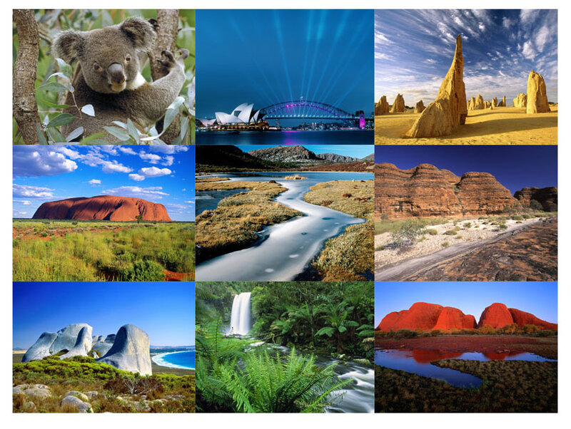 Scenic views of Australia
