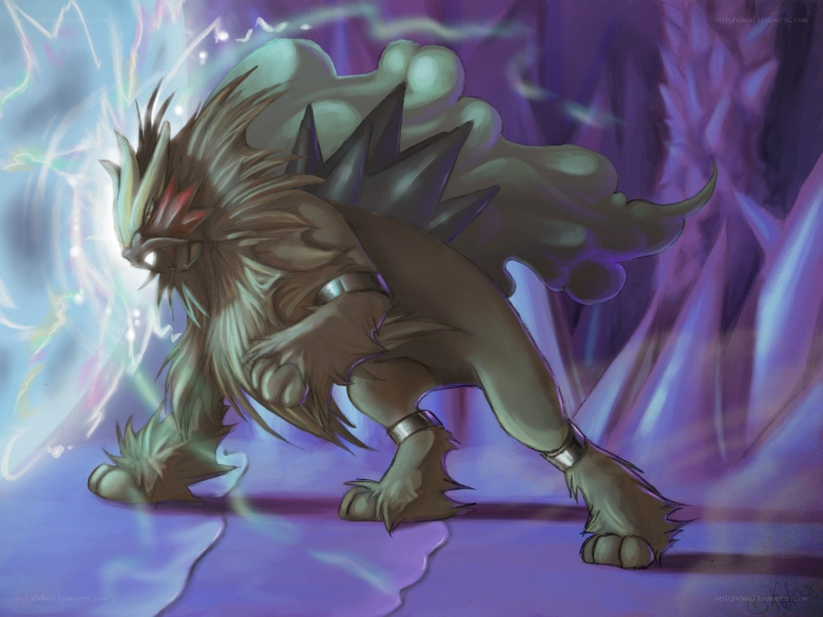 Sceptile in a cave
