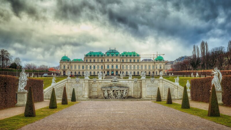 Schönbrunn Palace — Gray
