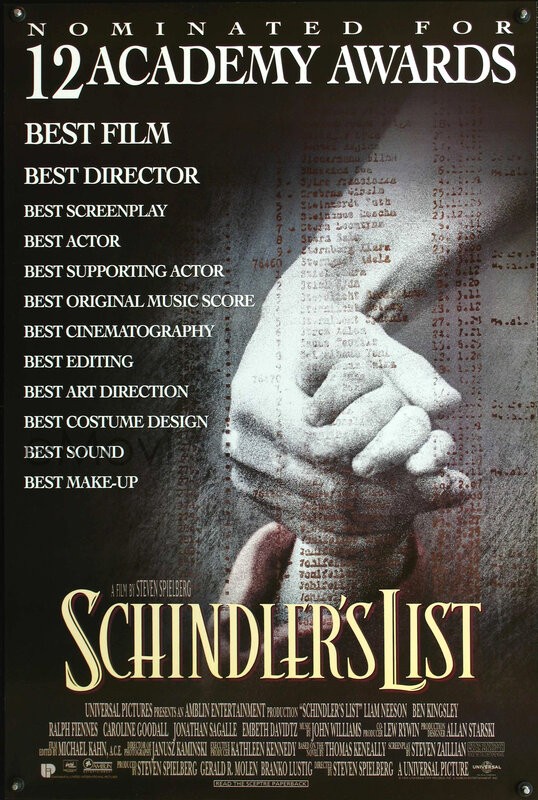 Schindler's List movie poster