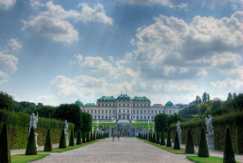 Schonbrunn Palace in Vienna