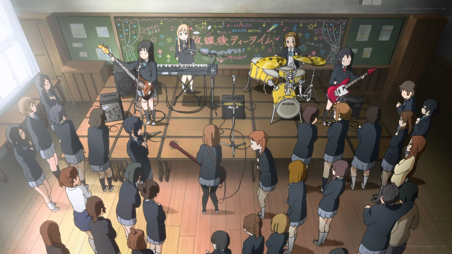 School band performance