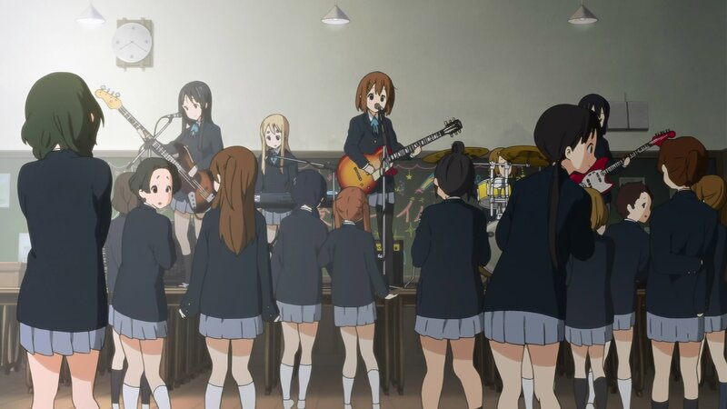 School band performance