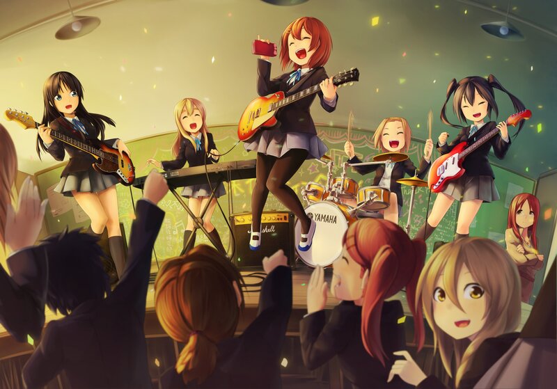 School band performing on stage